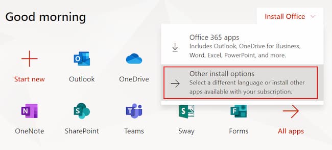 Accessing Microsoft Office