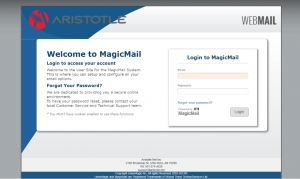 Aristotle Webmail Login