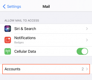 How to do DYC Webmail configuration for iPhone