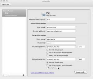 Setting up on Outlook 2011 for Mac2