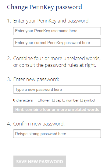 change UPHS Webmail Password