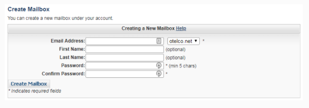 create a new Mailbox