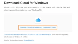download iCloud for Windows
