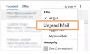 Unread mail