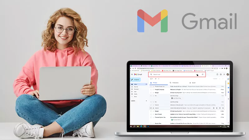 find old mail in gmail