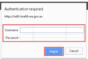 Enter your username & password, & click Log in