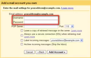 Enter your email address and password