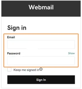 Enter your email address and password.1