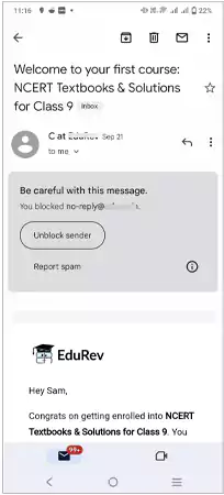 Gmail Block Option