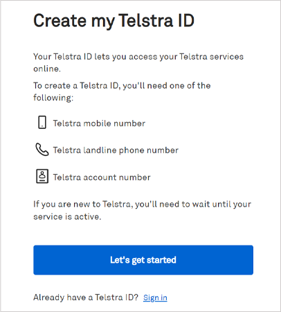 Bigpond Telstra account