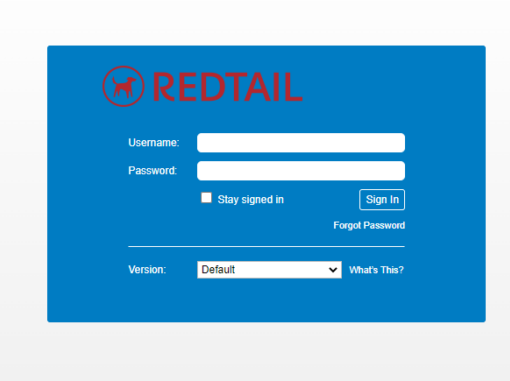 Login into Redtail Webmail